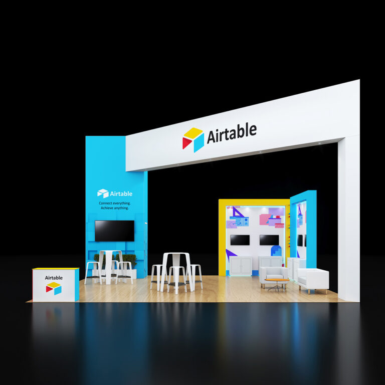 PE3030 63 — 30x30 trade show booth rental by Pure Exhibits