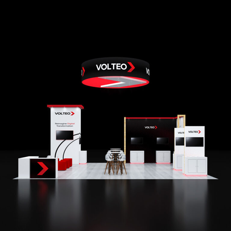 PE3030 62 — 30x30 trade show booth rental by Pure Exhibits