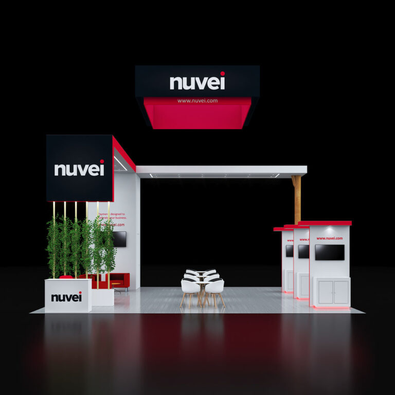 PE3030 61 — 30x30 trade show booth rental by Pure Exhibits