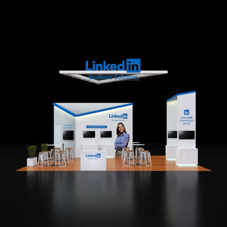 PE3030 59 — 30x30 trade show booth rental by Pure Exhibits