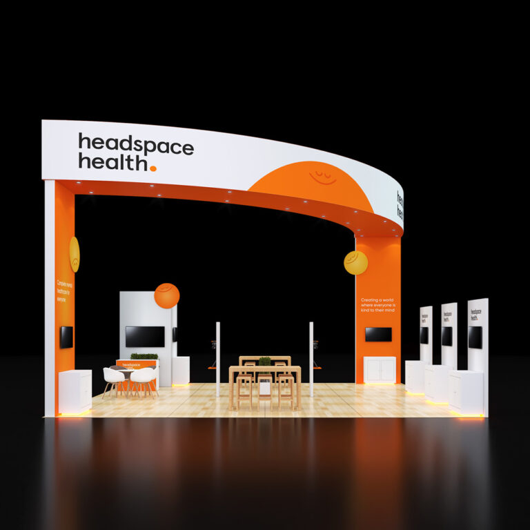 PE3030 57 — 30x30 trade show booth rental by Pure Exhibits