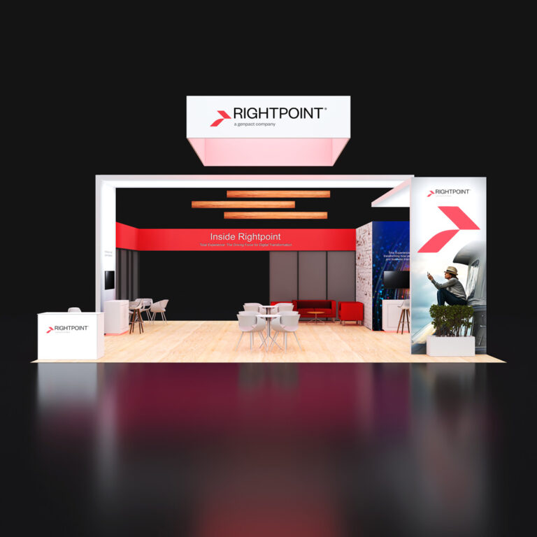 PE3030 54 — 30x30 trade show booth rental by Pure Exhibits
