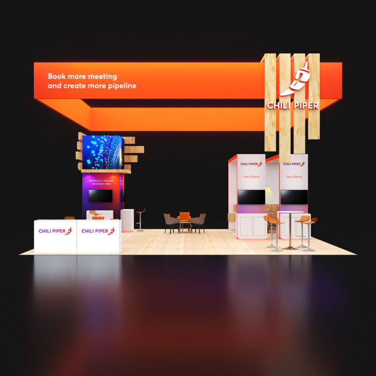 PE3030 53 — 30x30 trade show booth rental by Pure Exhibits