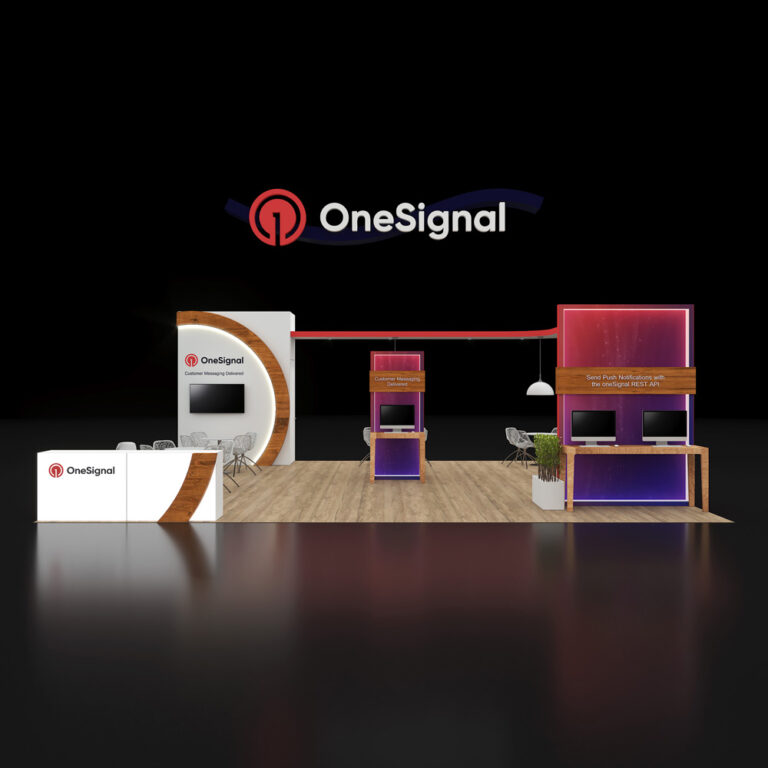 PE3030 52 — 30x30 trade show booth rental by Pure Exhibits