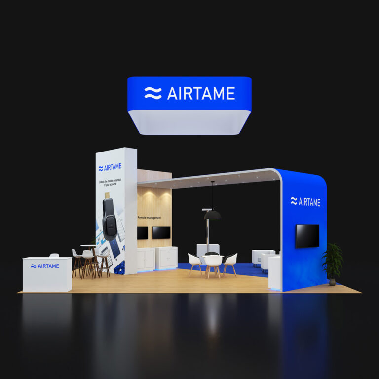 PE3030 51 — 30x30 trade show booth rental by Pure Exhibits