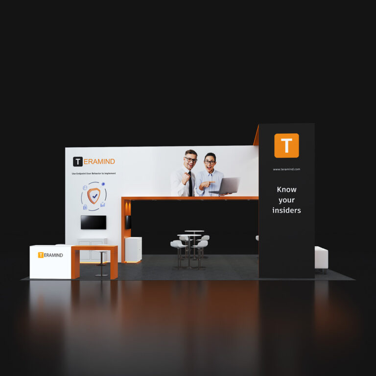 PE3030 67 — 30x30 trade show booth rental by Pure Exhibits