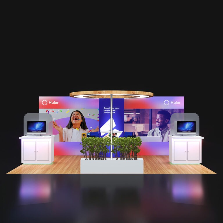 PE1020 69 — 10x20 trade show booth rental by Pure Exhibits