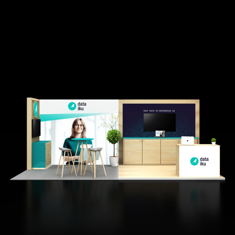 PE1020 71 — 10x20 trade show booth rental by Pure Exhibits