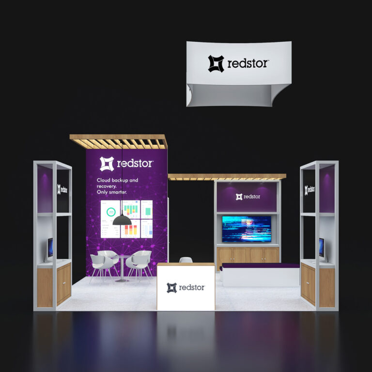 PE2020 96 — 20x20 trade show booth rental by Pure Exhibits