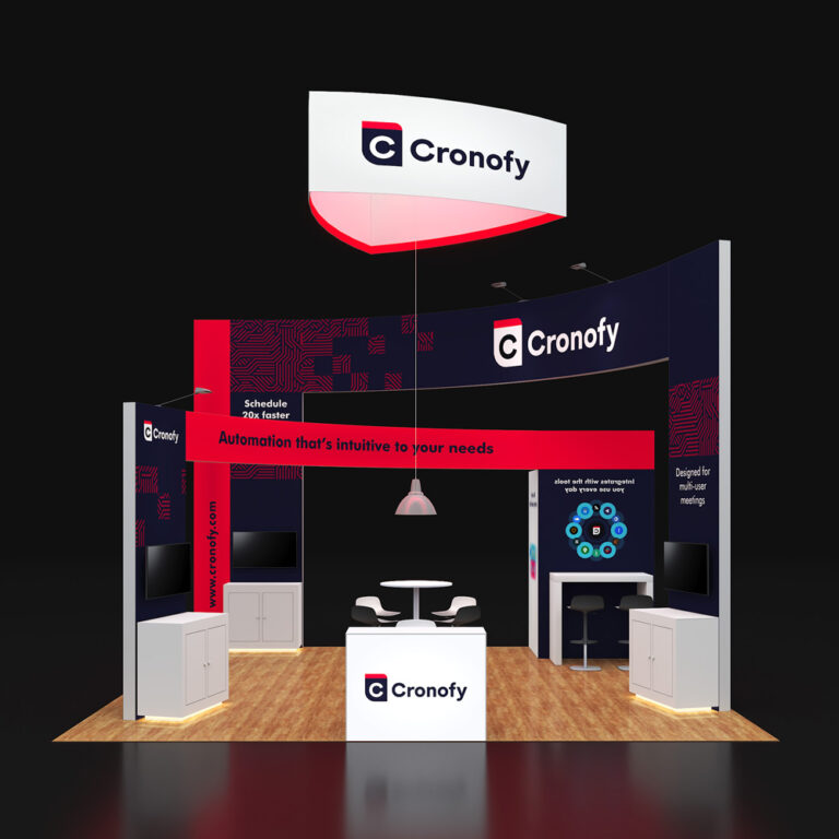 PE2020 99 — 20x20 trade show booth rental by Pure Exhibits