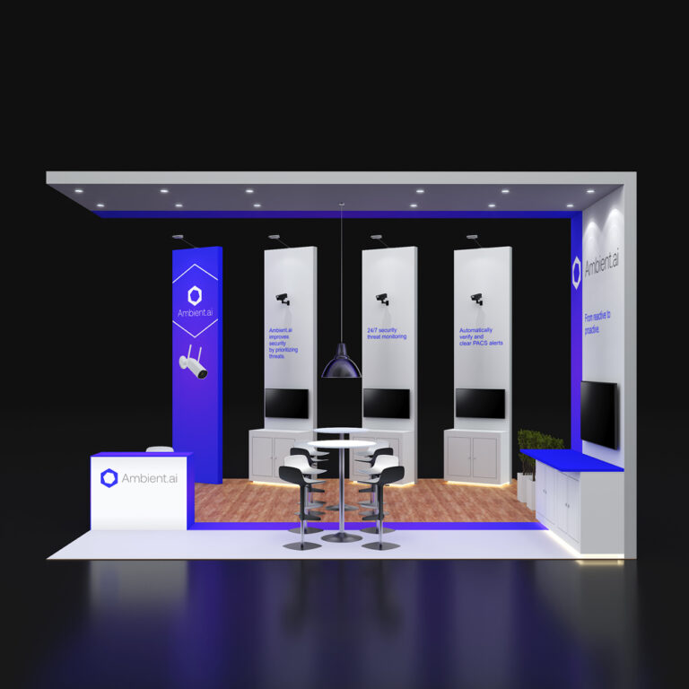 PE2020 100 — 20x20 trade show booth rental by Pure Exhibits
