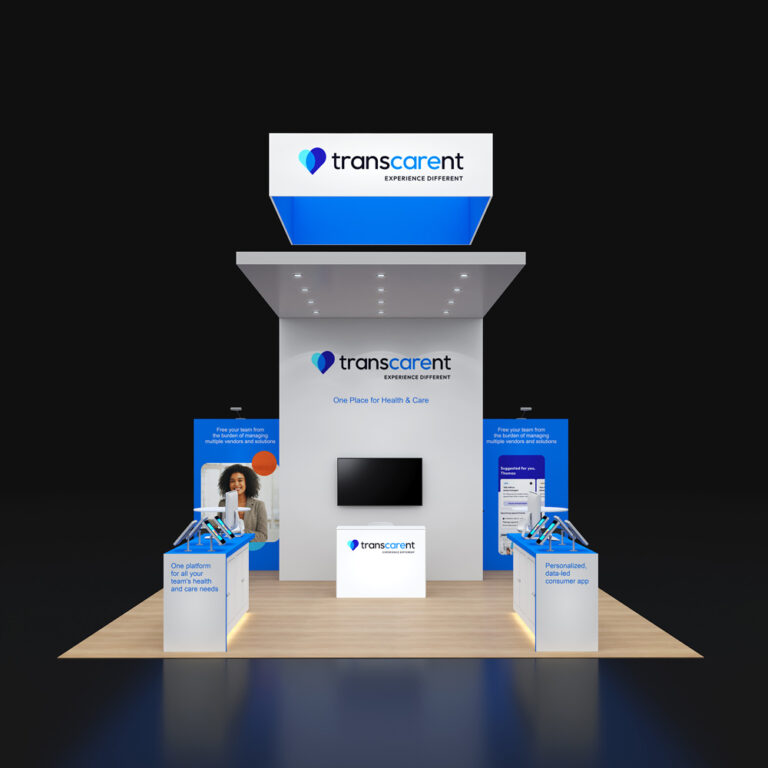 PE2020 101 — 20x20 trade show booth rental by Pure Exhibits