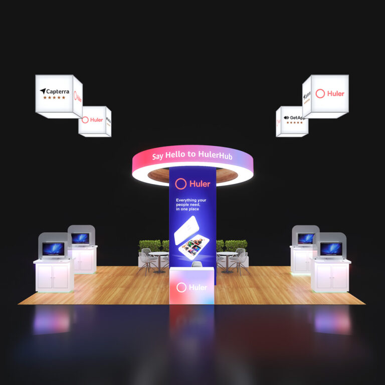 PE2030 70 — 20x30 trade show booth rental by Pure Exhibits