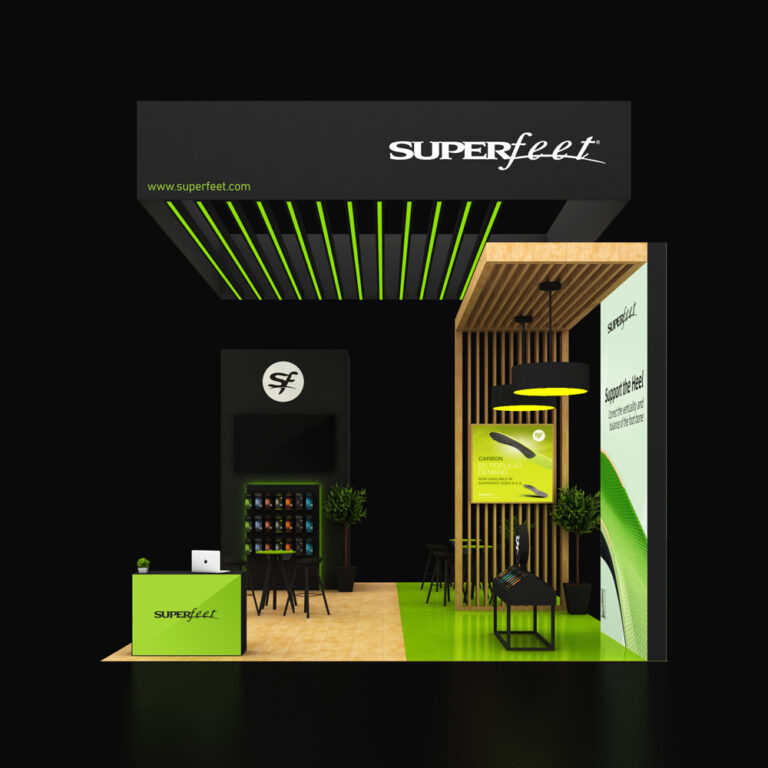 PE2030 73 — 20x30 trade show booth rental by Pure Exhibits