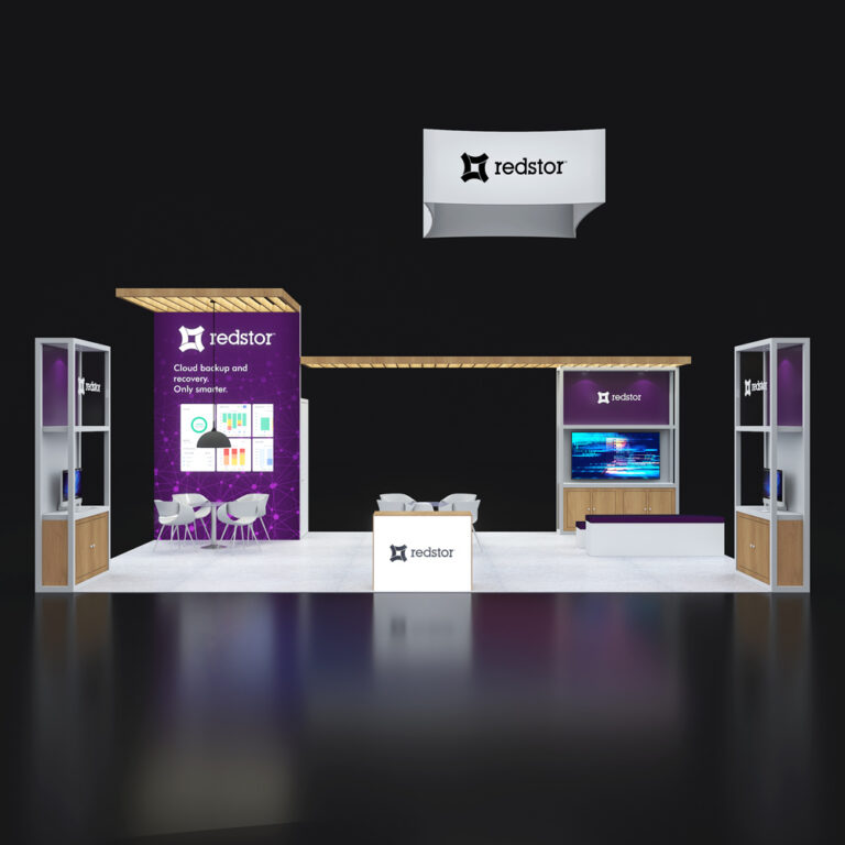 PE2030 74 — 20x30 trade show booth rental by Pure Exhibits