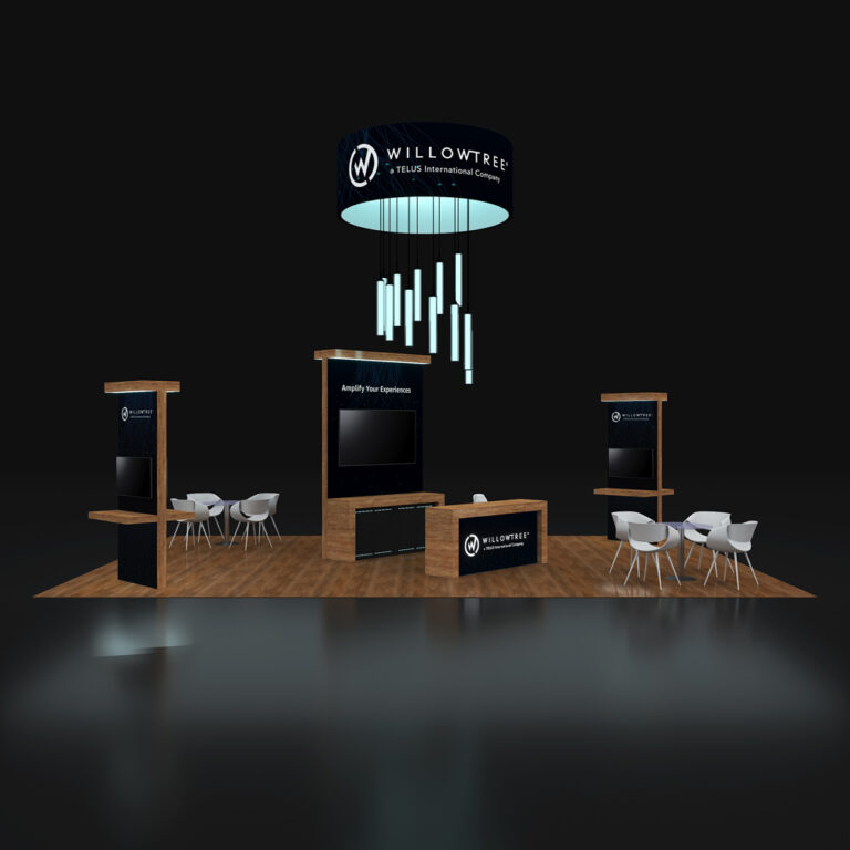 PE2030 75 — 20x30 trade show booth rental by Pure Exhibits