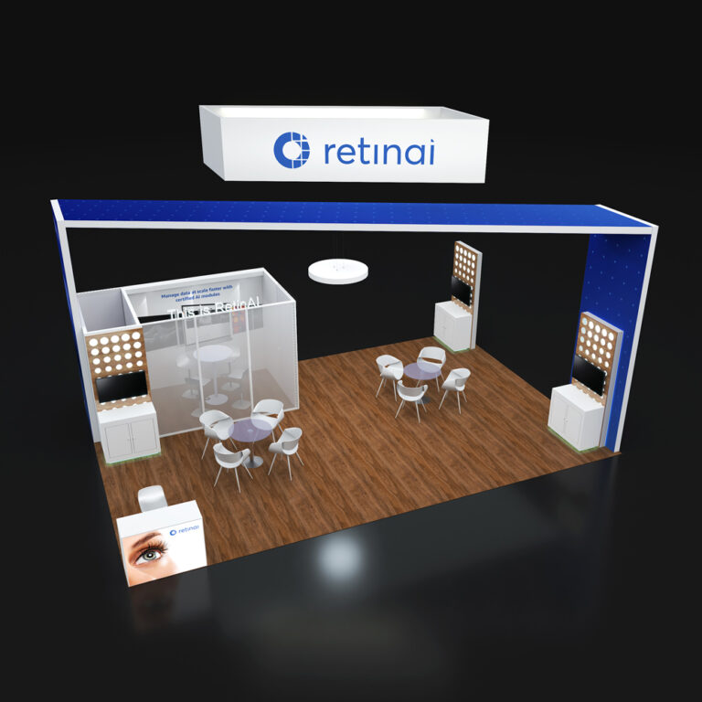 PE2030 76 — 20x30 trade show booth rental by Pure Exhibits