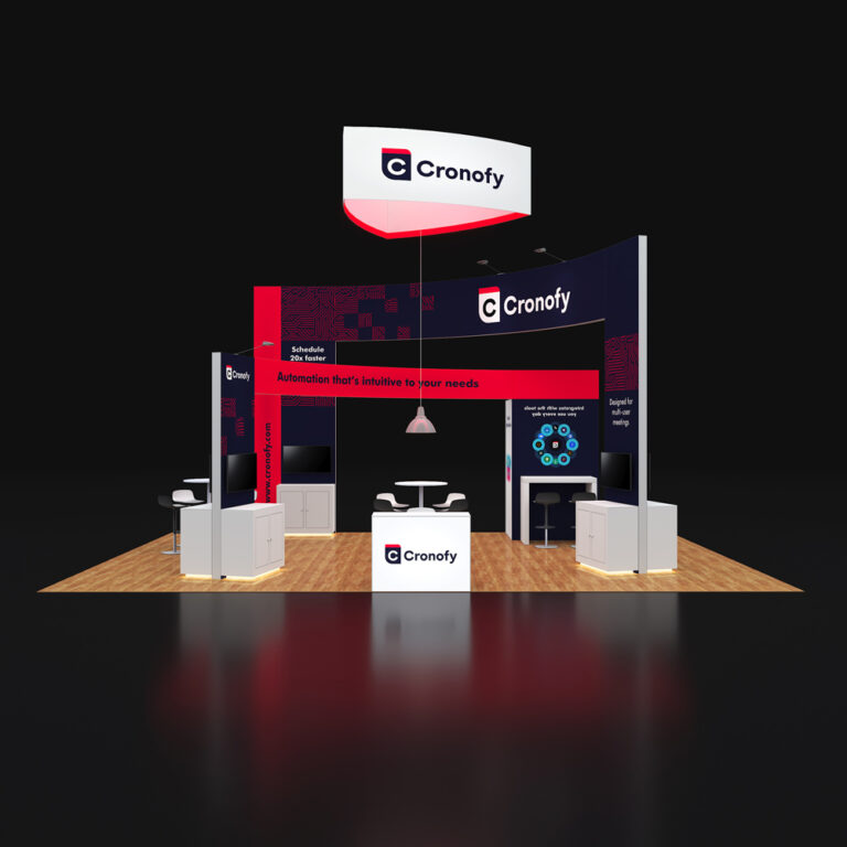 PE2030 77 — 20x30 trade show booth rental by Pure Exhibits