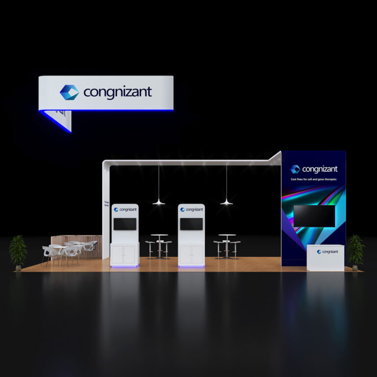 PE2040 30 — 20x40 trade show booth rental by Pure Exhibits