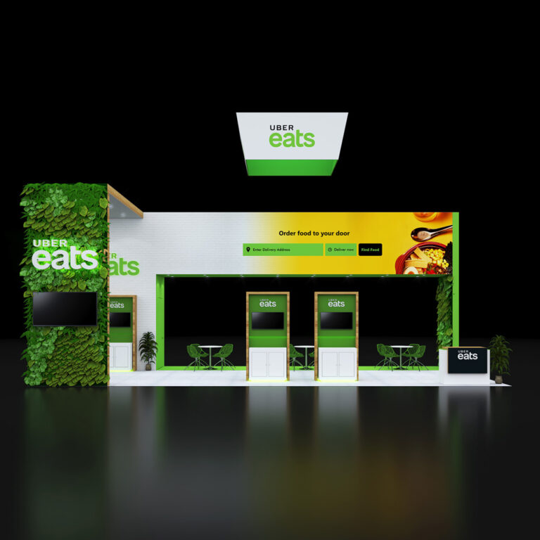 PE2040 31 — 20x40 trade show booth rental by Pure Exhibits