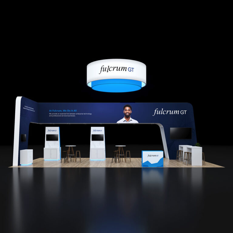 PE2040 33 — 20x40 trade show booth rental by Pure Exhibits