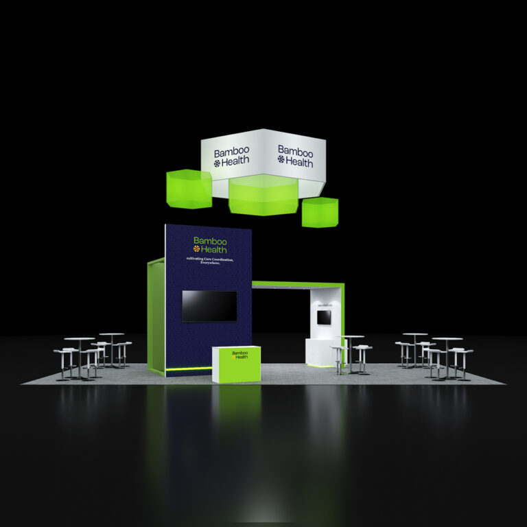 PE2040 35 — 20x40 trade show booth rental by Pure Exhibits