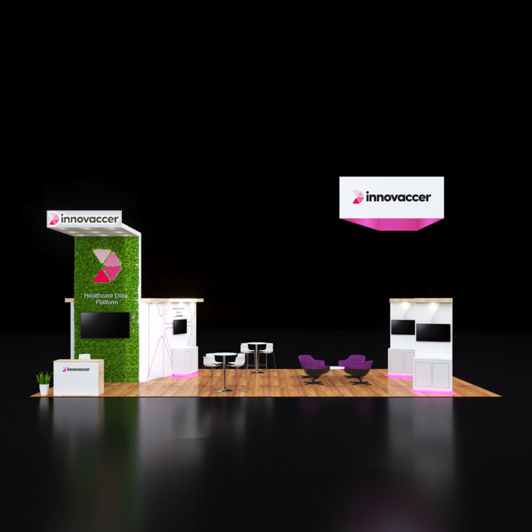 PE2040 36 — 20x40 trade show booth rental by Pure Exhibits