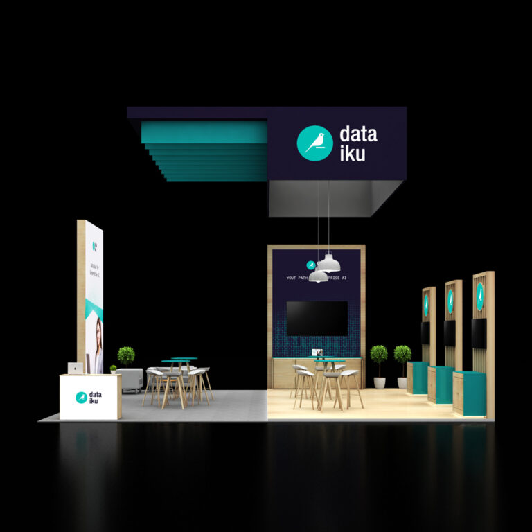 PE3030 73 — 30x30 trade show booth rental by Pure Exhibits