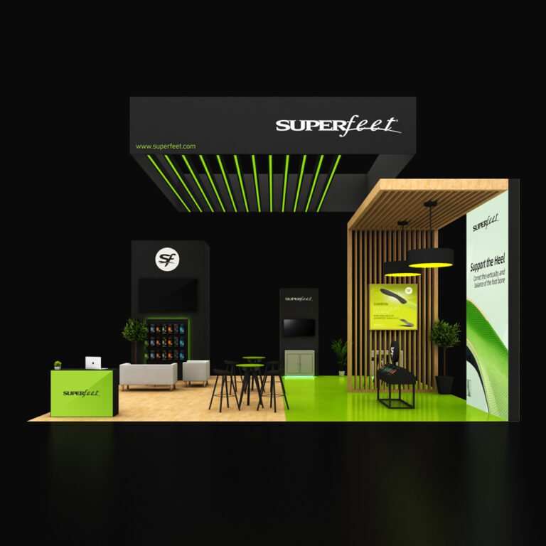 PE3030 74 — 30x30 trade show booth rental by Pure Exhibits