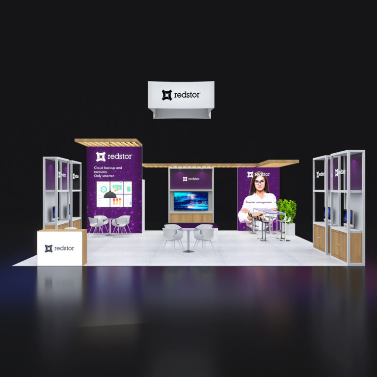 PE3030 75 — 30x30 trade show booth rental by Pure Exhibits