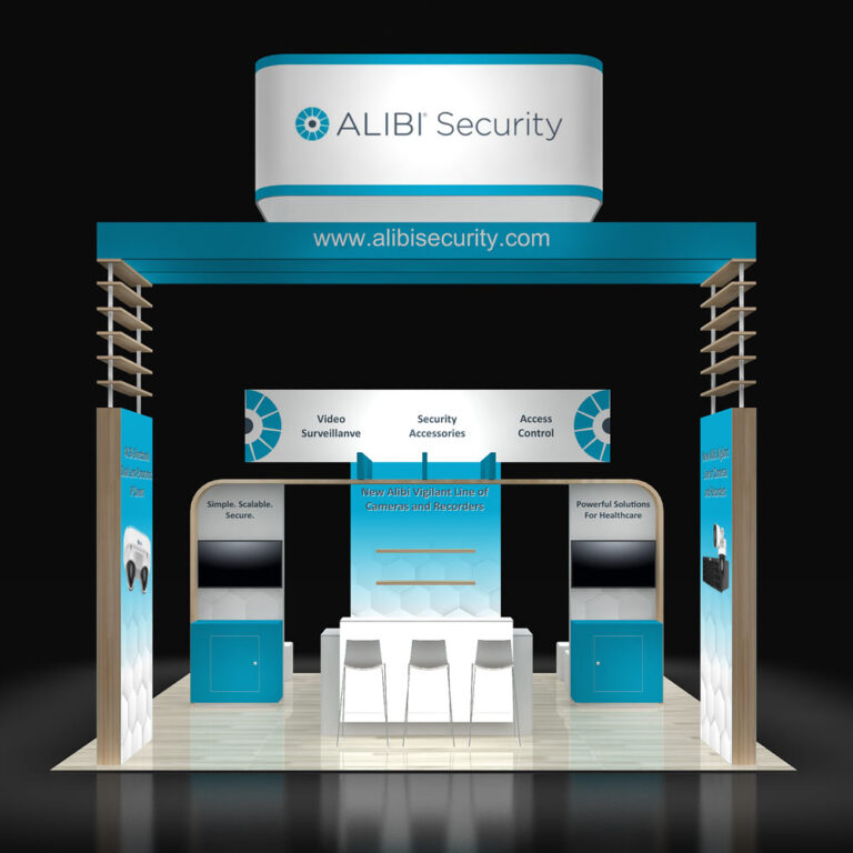 PE2020 103 — 20x20 trade show booth rental by Pure Exhibits
