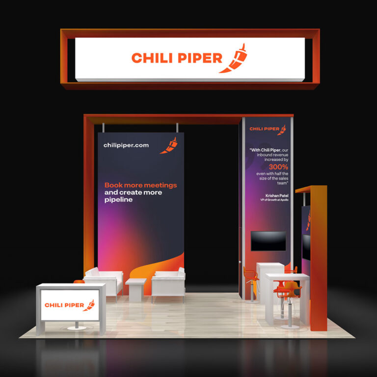 PE2020 105 — 20x20 trade show booth rental by Pure Exhibits