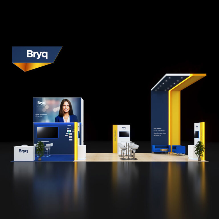 PE2040 37 — 20x40 trade show booth rental by Pure Exhibits