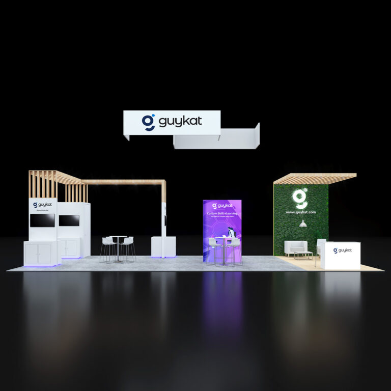 PE2040 39 — 20x40 trade show booth rental by Pure Exhibits