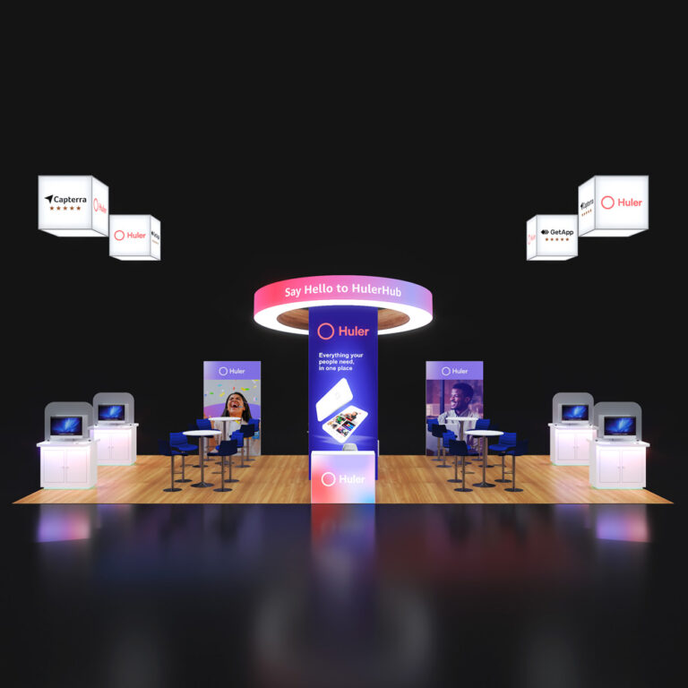 PE2040 48 — 20x40 trade show booth rental by Pure Exhibits