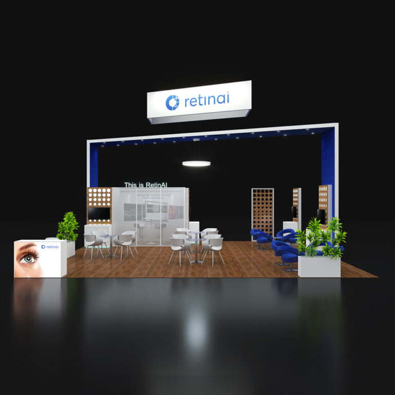 PE3030 77 — 30x30 trade show booth rental by Pure Exhibits