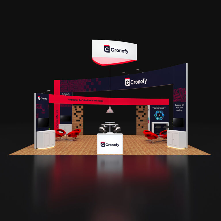 PE3030 78 — 30x30 trade show booth rental by Pure Exhibits