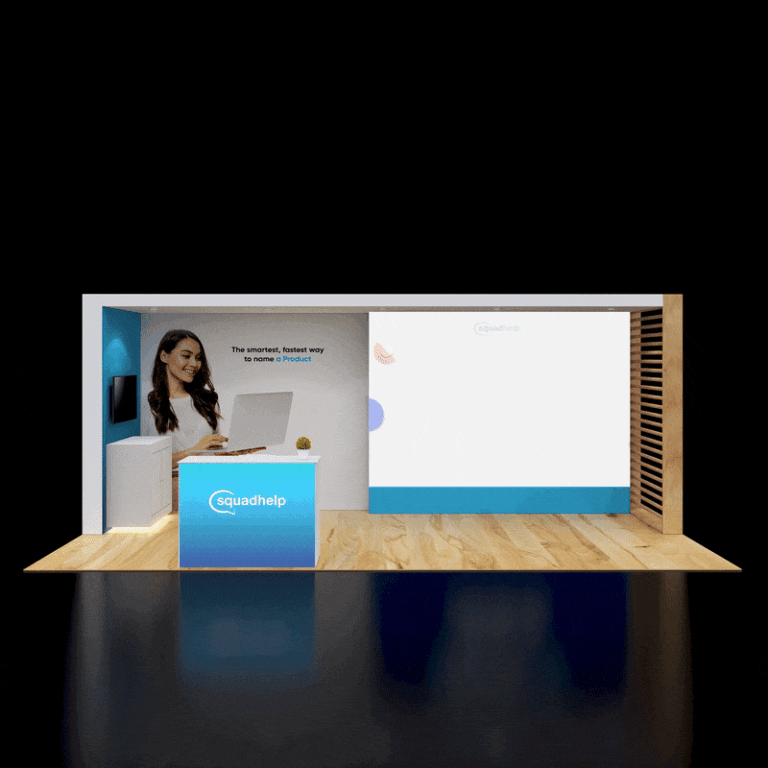 VPE1020 07 — 10x20 trade show booth rental by Pure Exhibits