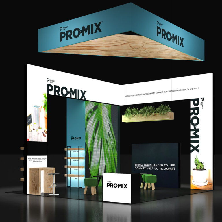 PE2020 107 — 20x20 trade show booth rental by Pure Exhibits