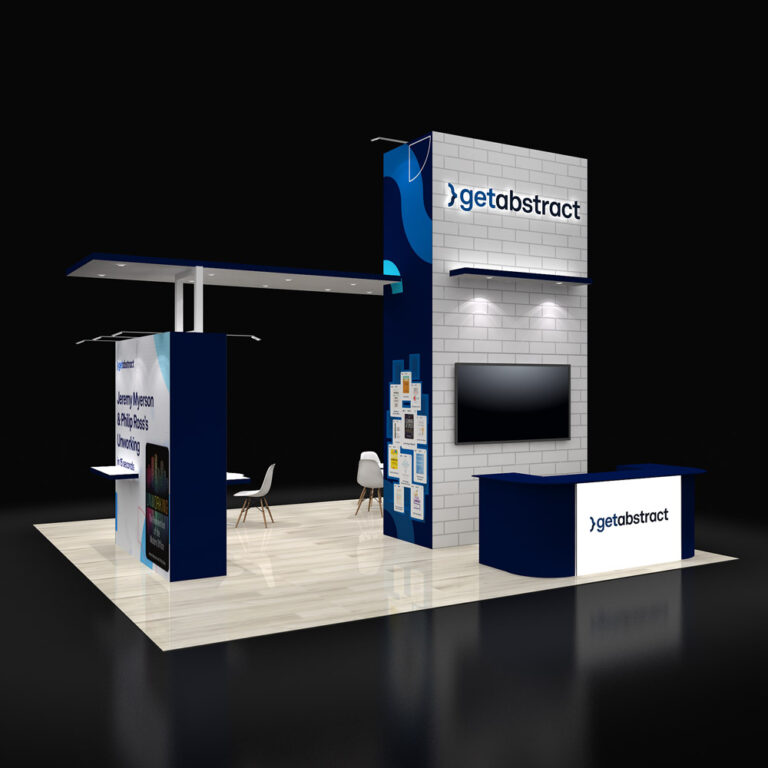 PE2020 109 — 20x20 trade show booth rental by Pure Exhibits