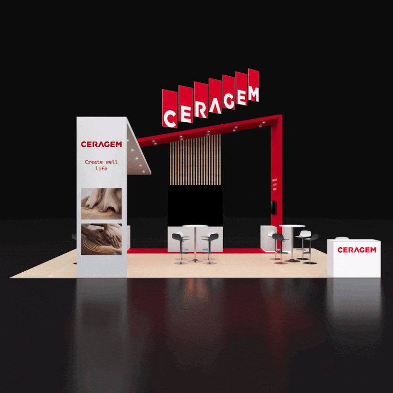 PE2030 86 — 20x30 trade show booth rental by Pure Exhibits