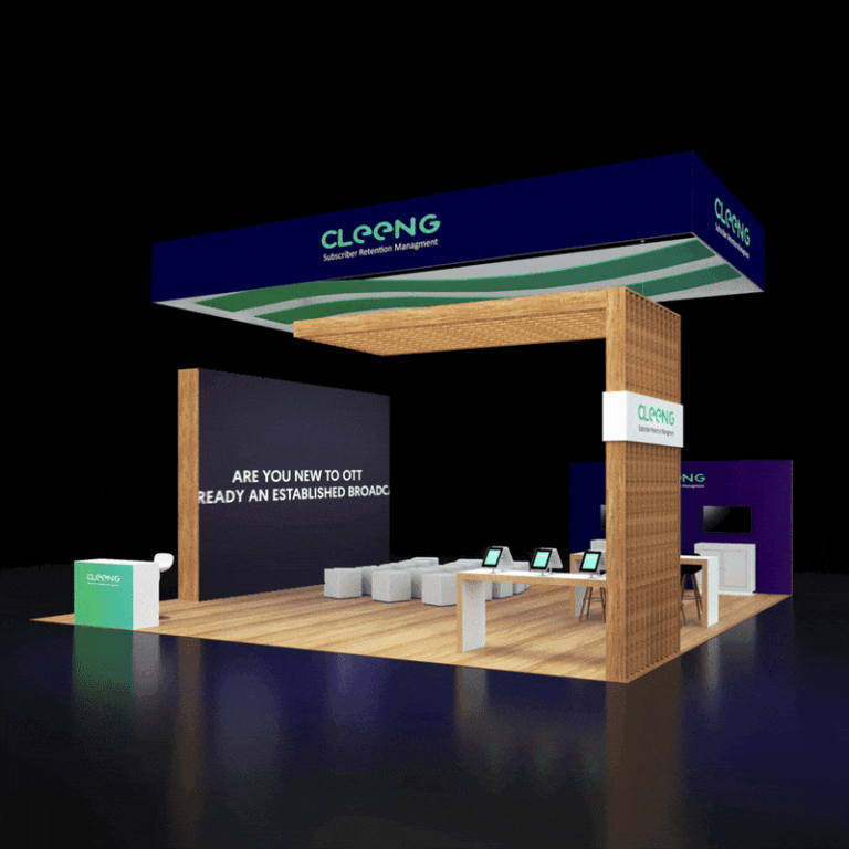 PE3030 86 — 30x30 trade show booth rental by Pure Exhibits
