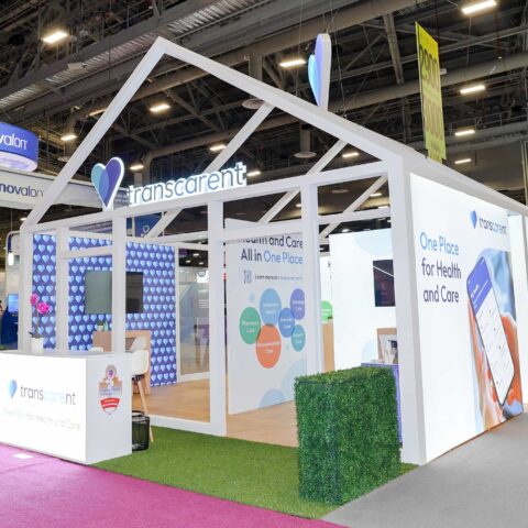 20'x30' Custom Rental Booth at HLTH- Las Vegas