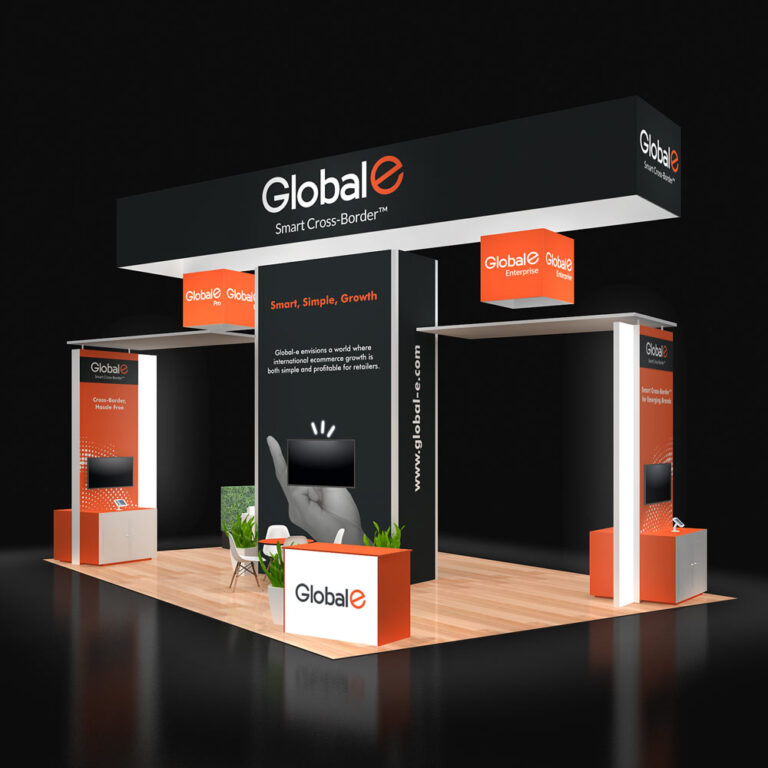 PE2030 89 — 20x30 trade show booth rental by Pure Exhibits