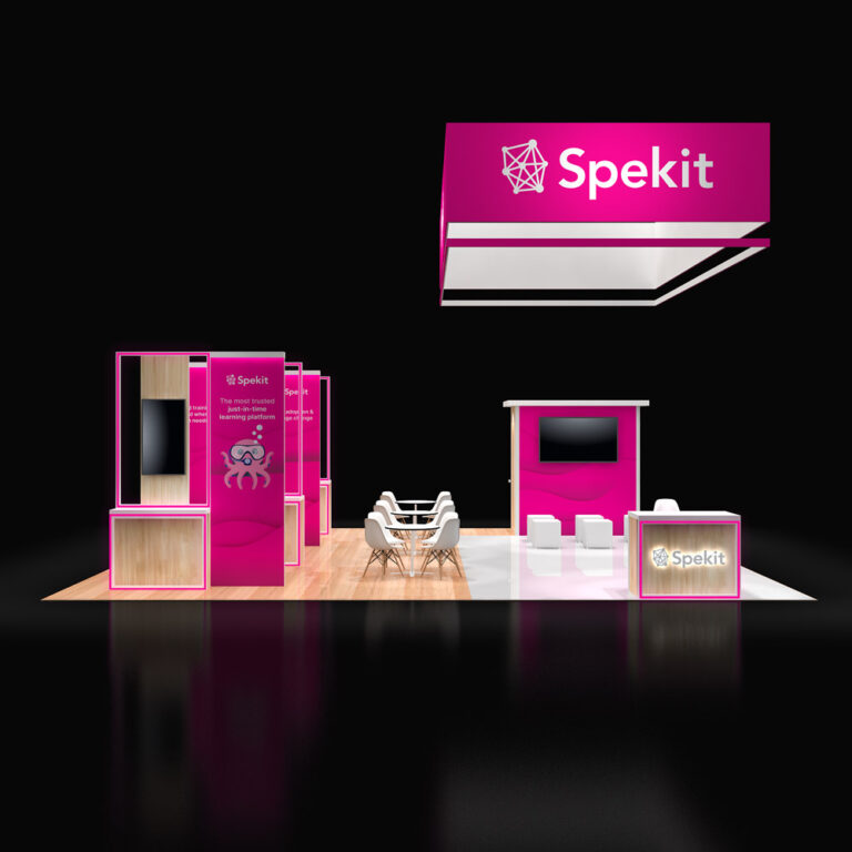 PE3030 89 — 30x30 trade show booth rental by Pure Exhibits