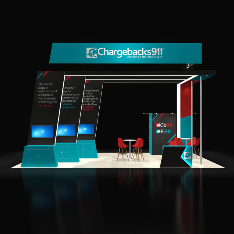 PE2030 93 — 20x30 trade show booth rental by Pure Exhibits