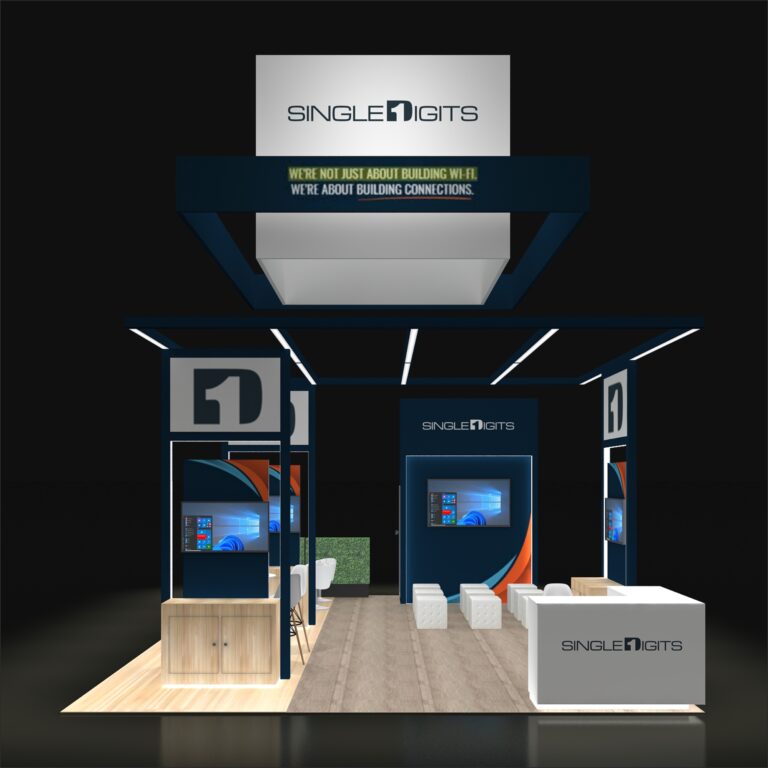 PE2030 91 — 20x30 trade show booth rental by Pure Exhibits
