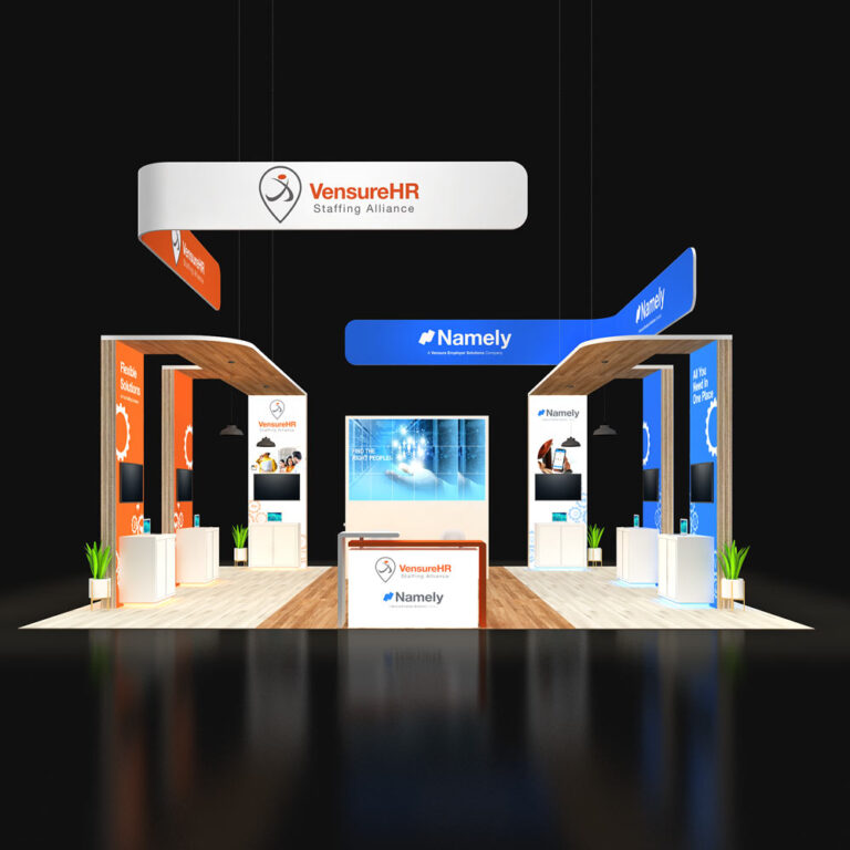 PE3030 91 — 30x30 trade show booth rental by Pure Exhibits