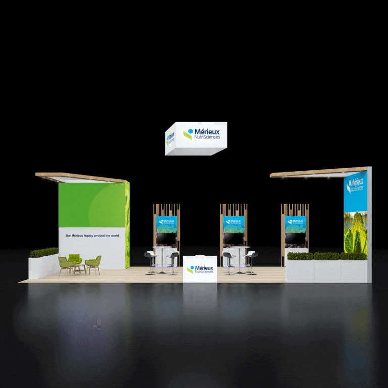 PE2040 60 — 20x40 trade show booth rental by Pure Exhibits