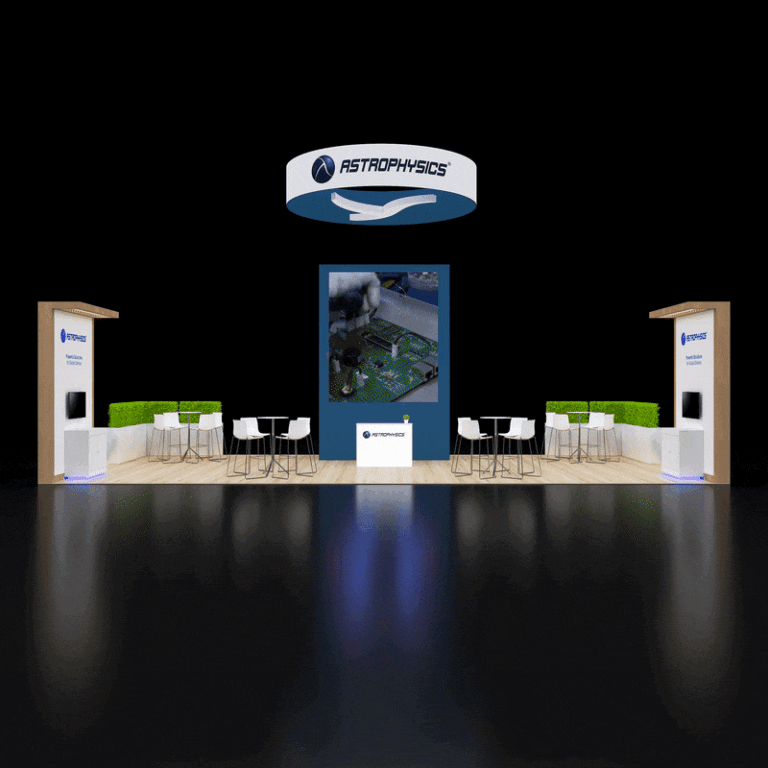 PE2040 59 — 20x40 trade show booth rental by Pure Exhibits